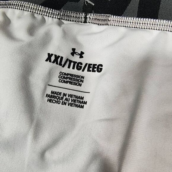 Under Armour Heat Gear Message Compression Shorts -B - Picture 6 of 6